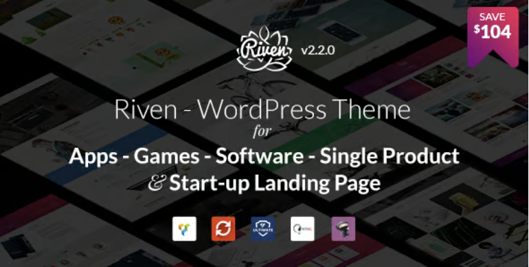 Riven - WordPress Theme for App, Game, Single Product Landing Page 1 Riven WordPress Theme