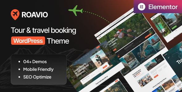 Roavio – Tour Travel Booking WordPress Theme 1 Roavio Tour Travel Booking WordPress Theme
