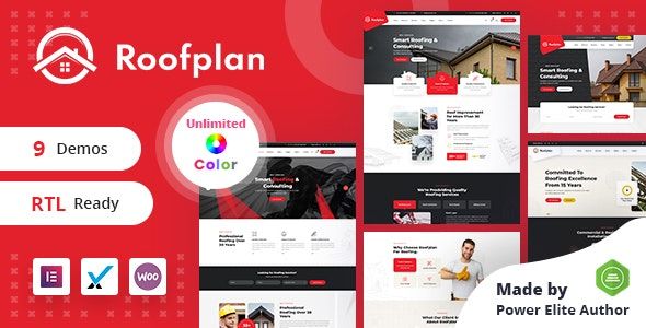 Roofplan – Roofing Services WordPress Theme + RTL 1 Roofplan – Roofing Services WordPress Theme