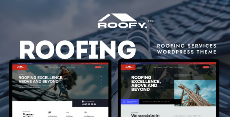 Roofy - Roofing Services WordPress Theme 1 Roofy - Roofing Services WordPress Theme