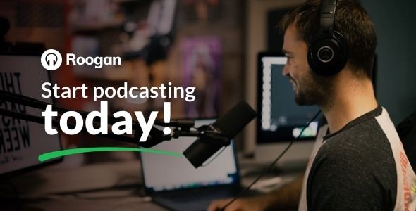 Roogan – Podcast Theme 1 Roogan Podcast Theme WordPress Theme