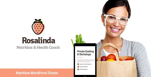 Rosalinda | Health Coach Vegetarian Lifestyle Blog WordPress Theme 1 Rosalinda Nutrition & Health Coach WordPress Theme