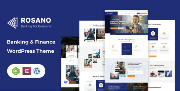 Rosano – Banking and Finance WordPress Theme 1 Rosano Banking and Finance WordPress Theme