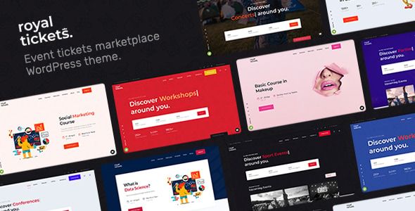 RoyalTickets – Events Booking WordPress Theme 1 Royal Tickets – Events Booking WordPress Theme
