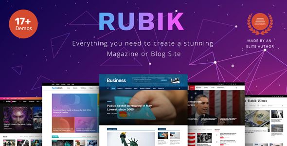 Rubik – A Perfect Theme for Blog Magazine Website 1 Rubik WordPress Theme
