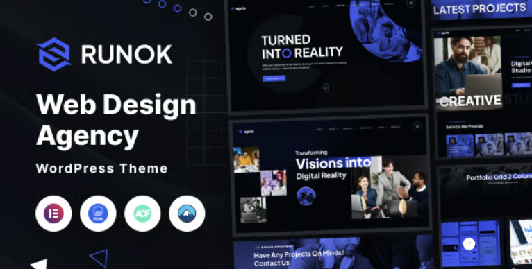 Runok - Web Agency WordPress Theme 1 Runok Web Agency WordPress Theme