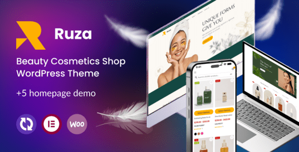 Ruza - Beauty Cosmetics Shop WordPress Theme 1 Ruza - Beauty Cosmetics Shop WordPress Theme