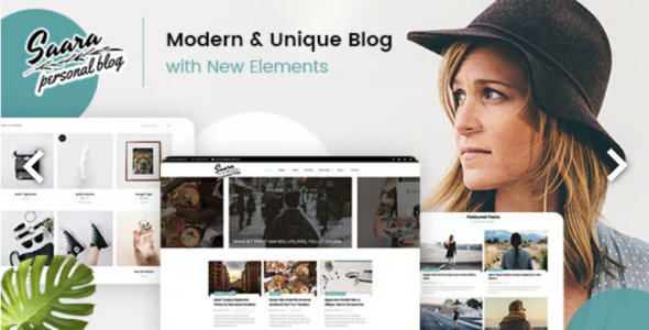 Saara - Minimal Blog WordPress