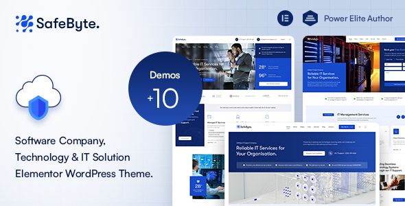 Safebyte - Technology & IT Solutions WordPress Theme 1 Safebyte Technology & IT Solutions WordPress Theme