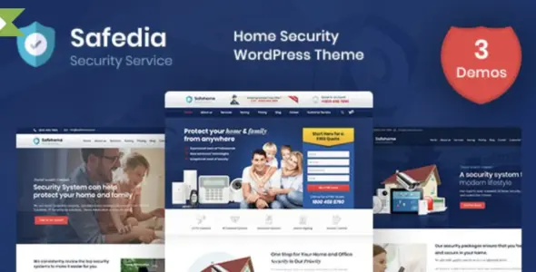 Safedia Home Security WordPress Theme