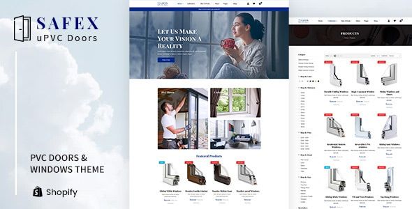 Safex UPVC Doors WordPress Theme