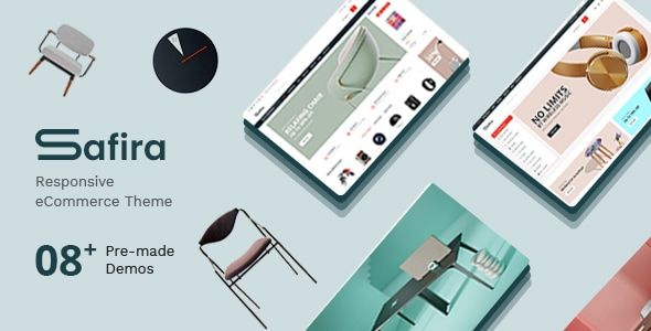 Safira Premium Responsive Magento 2 WordPress Plugin