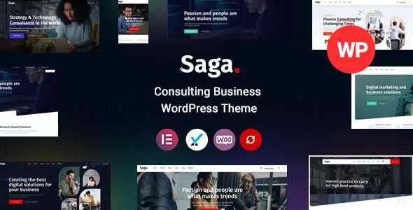 Saga – Business Consulting WordPress Theme 1 Saga – Business Consulting WordPress Theme