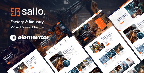 Sailo - Factory & Industry WordPress Theme 1 Sailo Factory & Industry WordPress Theme
