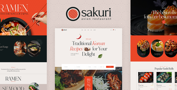 Sakuri - Asian Restaurant and Sushi WordPress Theme 1 Sakuri Asian Restaurant and Sushi WordPress Theme