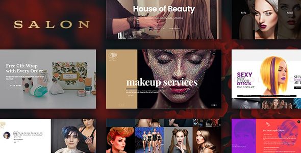 SALON – WordPress Theme for Hair Beauty Salons 1 SALON WordPress Theme