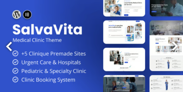 Salva Vita Medical Clinic WordPress Theme