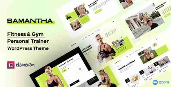Samantha - Personal Trainer & Fitness WordPress Theme 1 Samantha - Personal Trainer & Fitness WordPress Theme