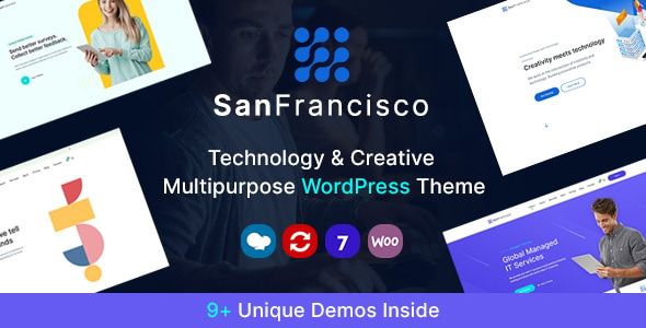 San Francisco - IT Technology and Creative WordPress Theme 1 San Francisco WordPress Theme