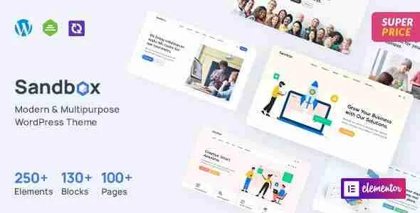 Sandbox - Modern & Multipurpose WordPress Theme 1 Sandbox Modern & Multipurpose WordPress Theme