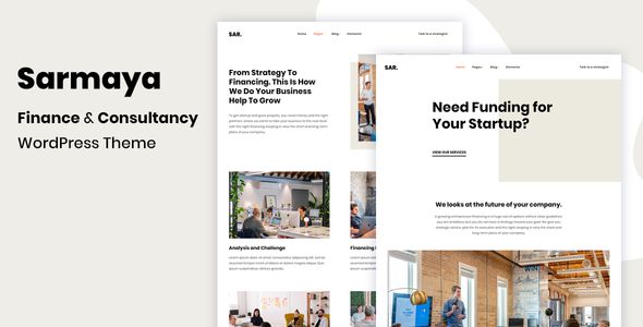 Sarmaya – Finance & Consultancy WordPress Theme 1 Sarmaya Finance & Consultancy WordPress Theme