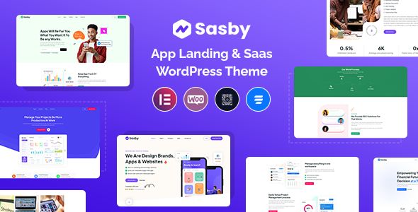 Sasby – App Landing & Saas WordPress Theme 1 Sasby App Landing & Saas WordPress Theme