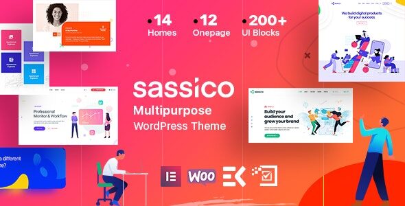 Sassico - Saas Startup Multipurpose WordPress Theme 1 Sassico Multipurpose WordPress Theme