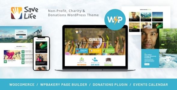 Save Life - Non-Profit/ Charity & Donations WordPress Theme 1 Save Life - Non-Profit/Charity & Donations WordPress Theme
