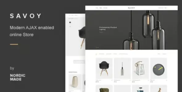 Savoy Pro – Minimalist AJAX Woo Commerce Theme