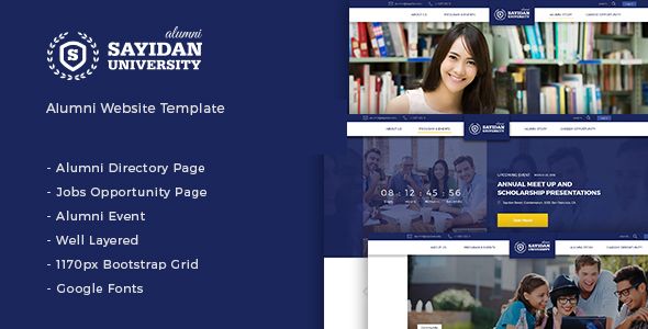 Sayidan - University Alumni WP theme 1 Sayidan University Alumni WP theme