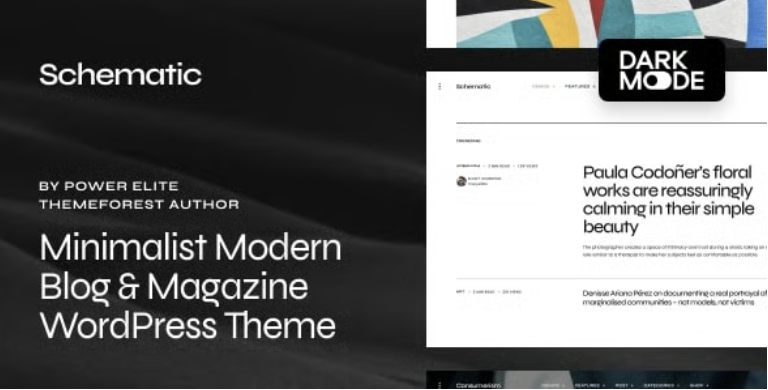 Schematic – Minimalist Blog & Magazine WordPress Theme 1 Schematic Minimalist Blog & Magazine WordPress Theme
