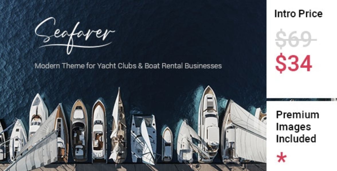 Seafarer – Yacht and Boat Rental Theme 1 Seafarer Yacht and Boat Rental WordPress Theme