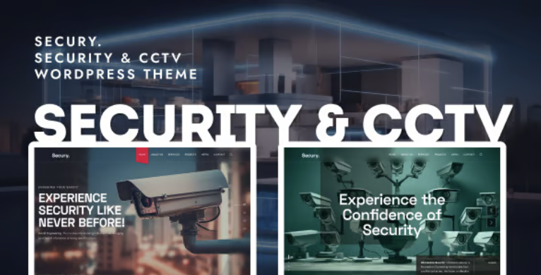 Secury - CCTV & Security WordPress Theme 1 Secury WordPress Theme