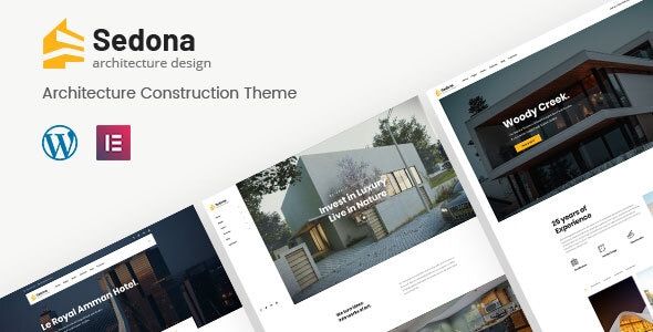 Sedona | Elementor Architecture Construction RTL WordPress Theme 1 Sedona architecture construction theme for WordPress
