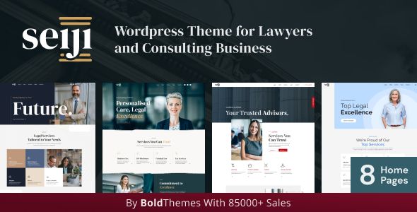 Seiji – WordPress Theme for Lawyers & Business 1 Seiji WordPress Theme