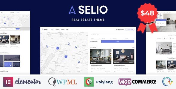 Selio - Real Estate Directory WordPress Theme 1 Selio Real Estate Theme