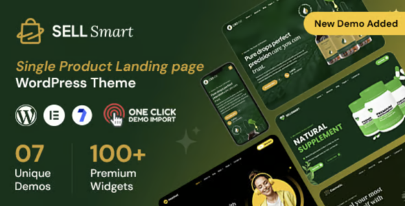 Sellsmart Single Product Landing Page WordPress Theme