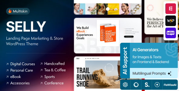 Selly - Promo Sales Landing Page WordPress Theme 1 Selly Promo Sales Landing Page WordPress Theme