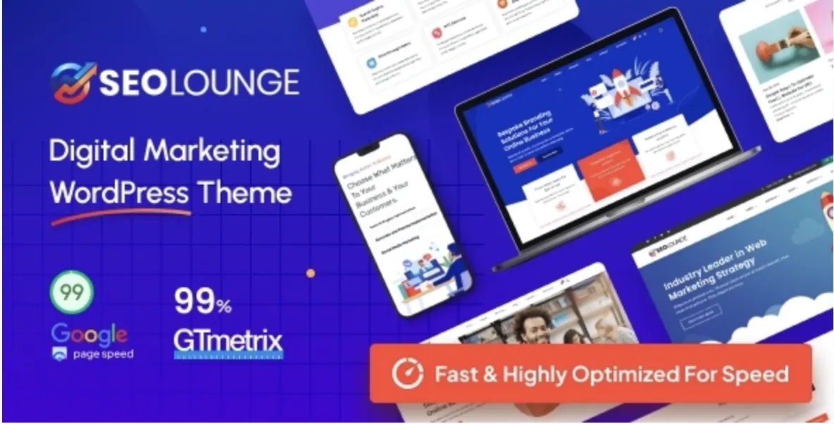 SEO Lounge Pro – Digital Marketing Theme 1 SEOLounge Pro WordPress Theme
