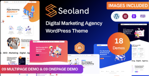 Seoland - SEO And Digital Marketing Agency WordPress Theme