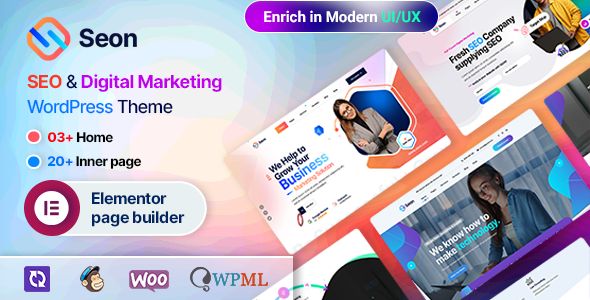Seon – SEO Digital Marketing WordPress Theme 1 Seon – SEO Digital Marketing WordPress Theme