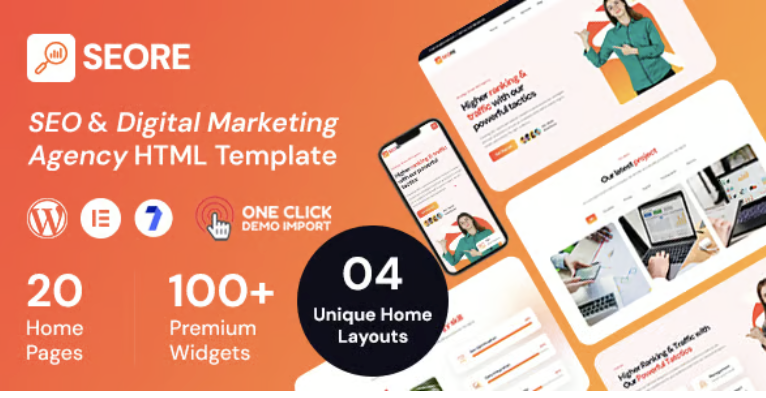 Seore – SEO Agency WordPress Theme 1 Seore SEO Agency WordPress Theme