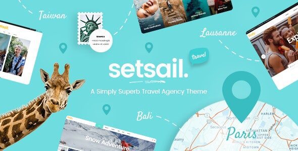 SetSail - Travel Agency WordPress Theme 1 Set Sail - Travel Agency WordPress Theme