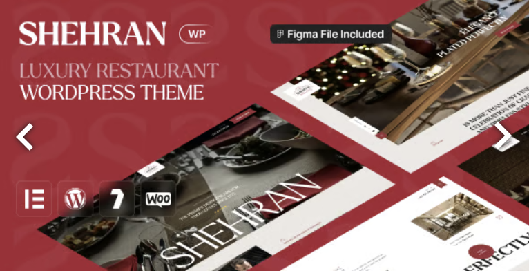 Shehran - Restaurant WordPress Theme 1 Shehran WordPress Theme
