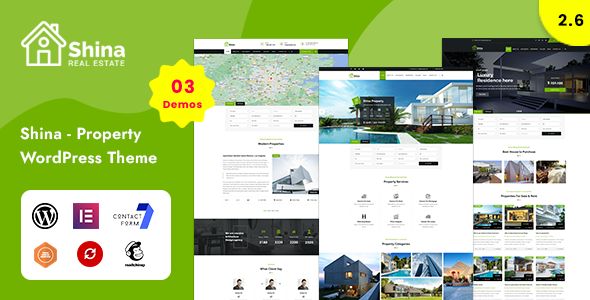Shina – Real State Property WordPress Theme 1 Shina – Real State Property WordPress Theme