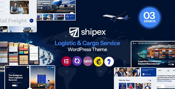 Shipex - Transport and Logistics WordPress Theme 1 Shipex Transport and Logistics WordPress Theme
