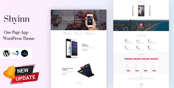 Shyinn - One Page App WordPress Theme 1 Shyinn One Page App WordPress Theme
