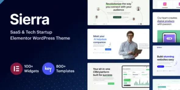 Sierra Pro Saa S & Tech Startup Elementor WordPress Theme