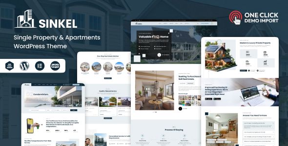 Sinkel – Single Property & Apartments Real Estate WordPress Theme 1 Sinkel Single Property & Apartments WordPress Theme