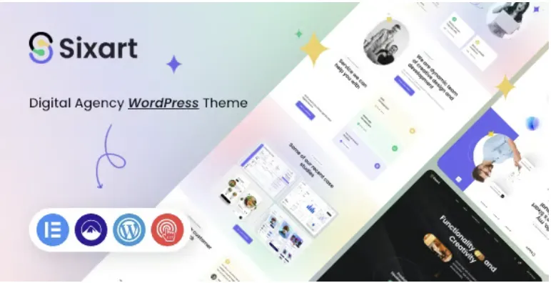 Sixart Pro – Digital Agency WordPress Theme 1 Sixart Pro – Digital Agency WordPress Theme